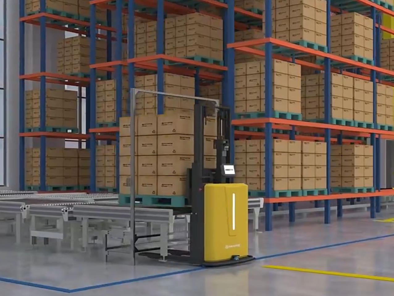 AGV for Capital Airport Cold Storage